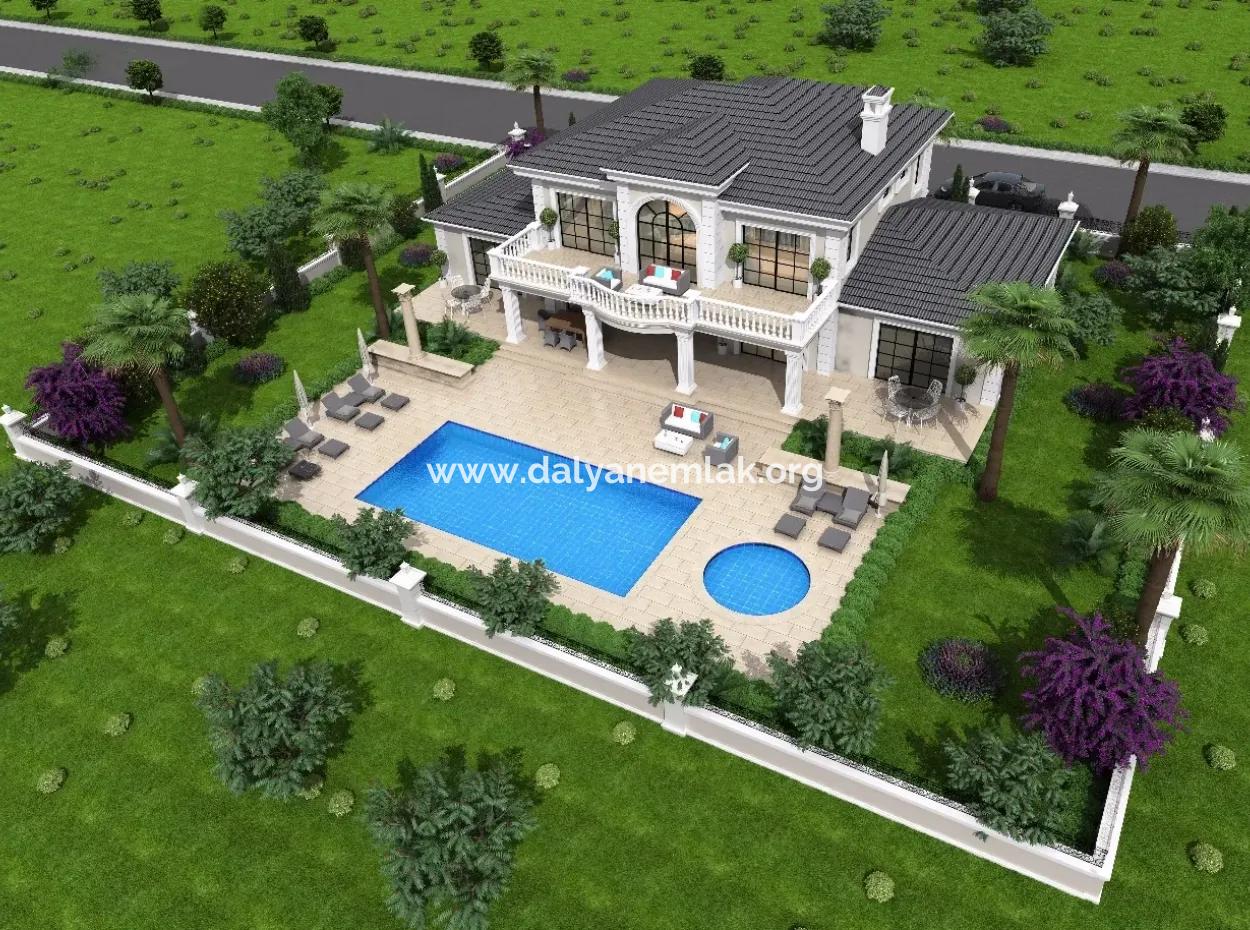 Zeytinalan 6800M2 Grundstück Mit Seeblick Luxus-Villa Zum Verkauf In Koycegiz, Villa Zum Verkauf In Voll Zeytinalani