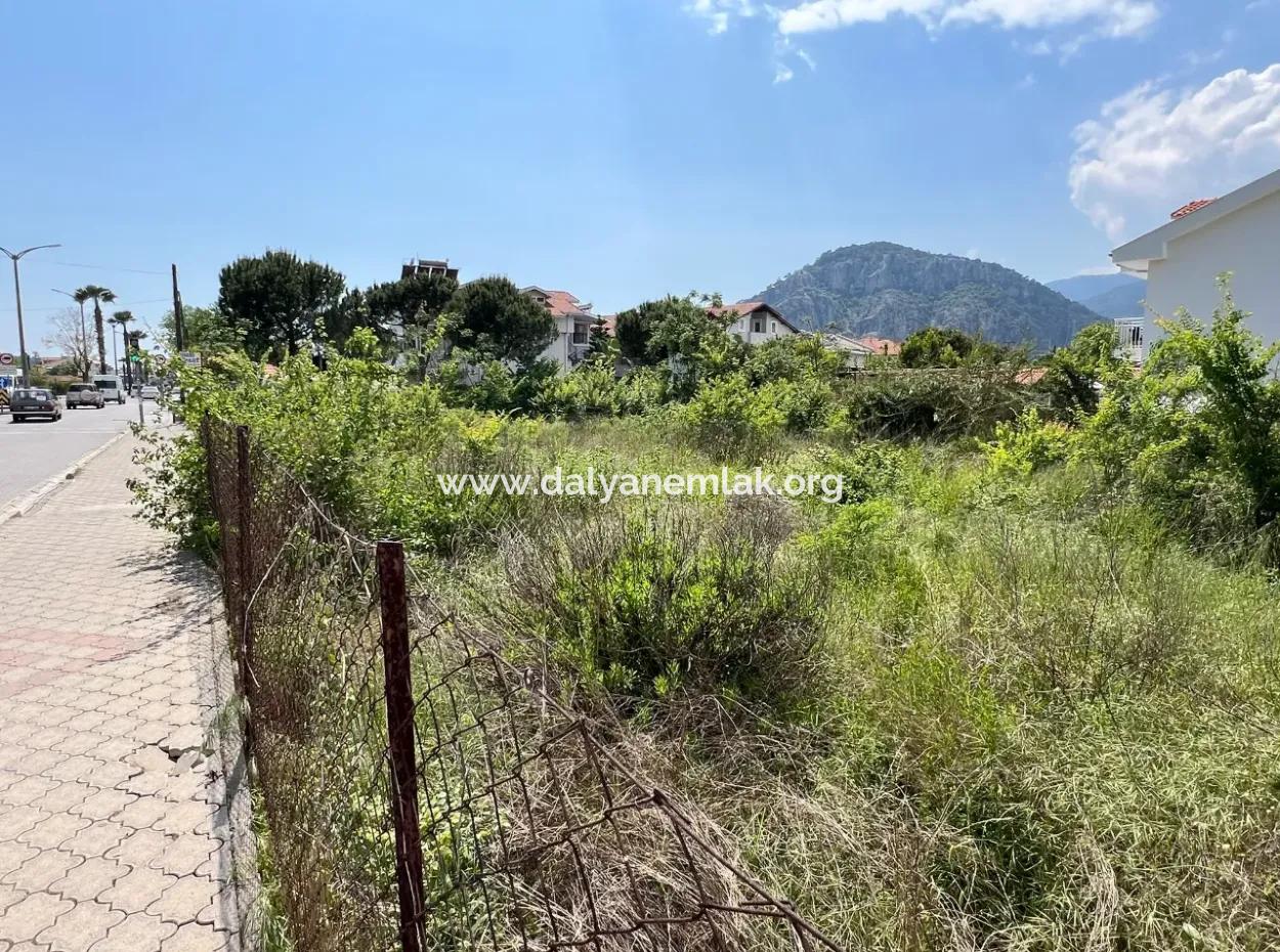 Dalyan Gülpınar'da Ana Yol Üzerinde 916M2 Ticari Ve Konut İmarlı Satılık Arsa