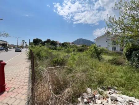 Dalyan Gülpınar'da Ana Yol Üzerinde 916M2 Ticari Ve Konut İmarlı Satılık Arsa