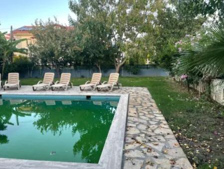 Dalyan Gülpınar 500M2 Arsa İçinde Köşebaşı Satılık 3+1 Villa